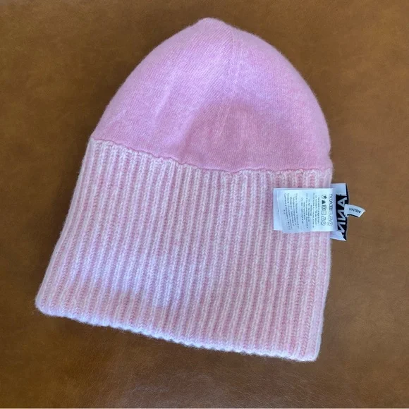 *Like New* GANNI Light Pink (Lilac Sachet) Structured Rib Beanie 💗 - Picture 5 of 5